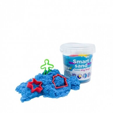 Kinetinio smėlio rinkinys "Smart Sand", 5 spalvos, 750 g 5