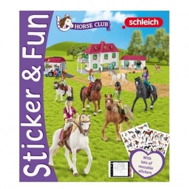 SCHLEICH Lipdukų knyga, Horse Club